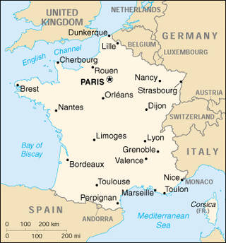 mapa França